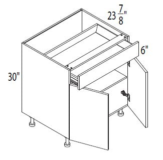 Base cabinet, 24" to 42"W