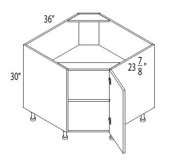 Base corner cabinet - Diagonal