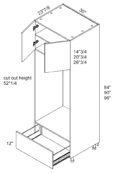 Oven pantry - Double oven