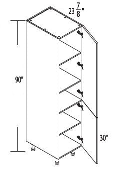 Pantry, 90"H