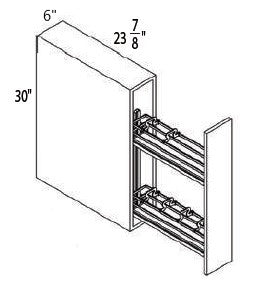 Base cabinet, Spice Rack