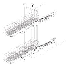 Base cabinet, Spice Rack