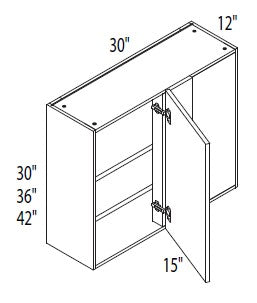 Wall corner cabinet - Blind